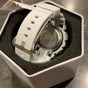 Women\'s G-Shock 5518 Analog-Digital White Resin Strap Watch Casio | Accessories | Womens Gshock 558 Analogdigital White  main image 3